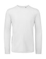 Heren T-shirt Lange Mouw B&C Inspire TM070 White